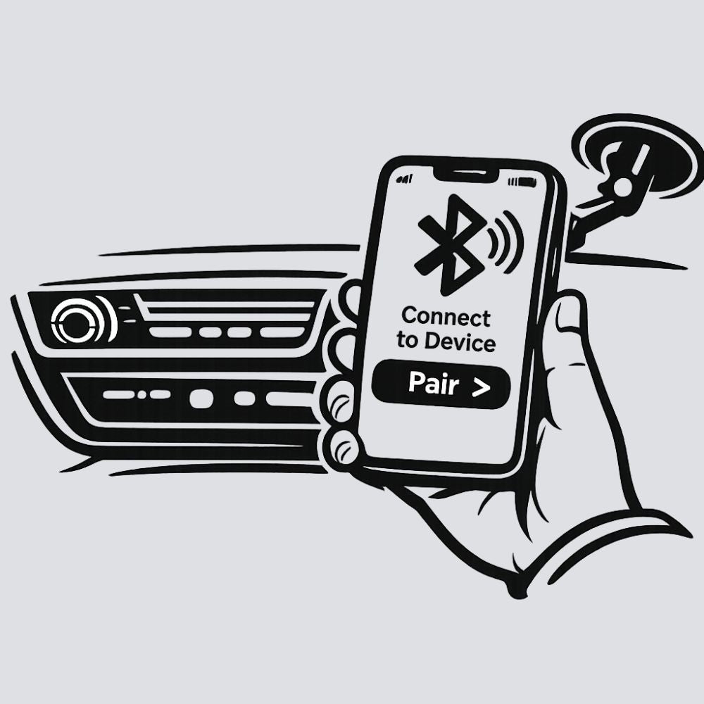 A CarPlay kijelző csatlakoztatása a telefonhoz. 